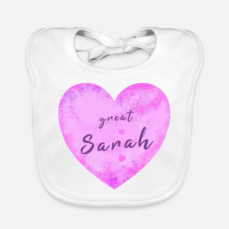 Sarah Organic Baby Bibs