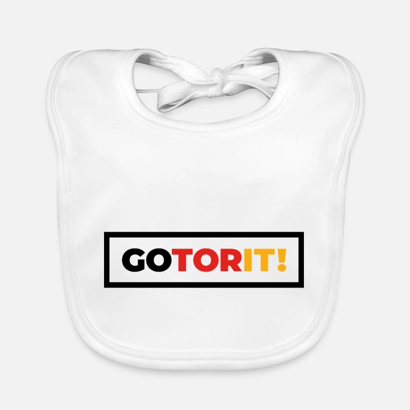 German Sports Teams - Go Tor It! Box Organic Baby Bibs