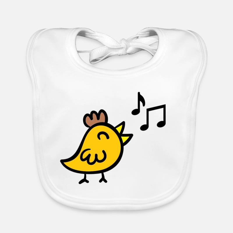 chant poussin Bavoir bio Bébé