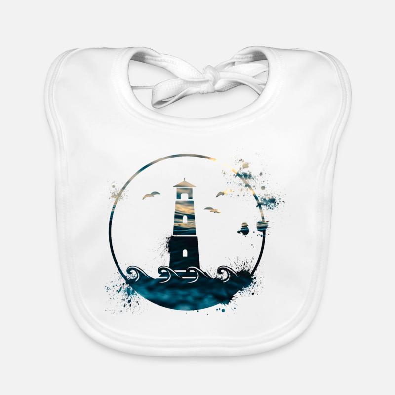lighthouse Organic Baby Bibs