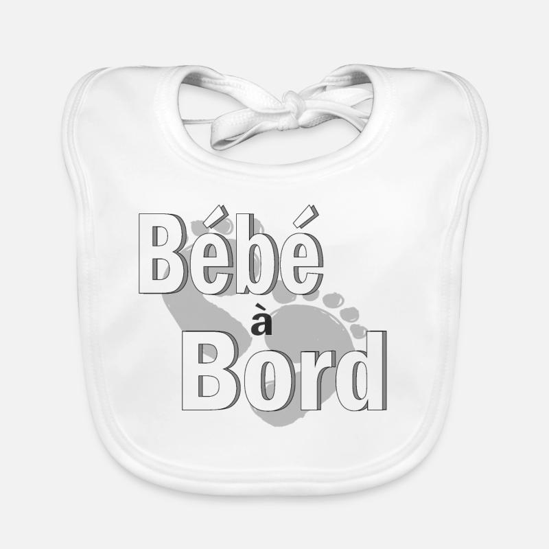 Bébé à Bord Bavoir bio Bébé