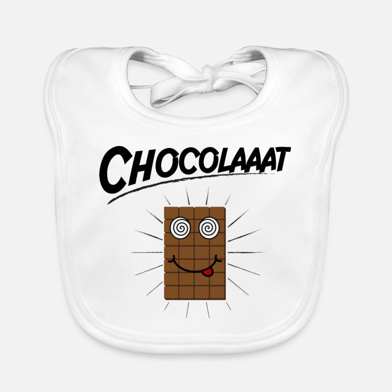 chocolate! For cocoa lovers Organic Baby Bibs
