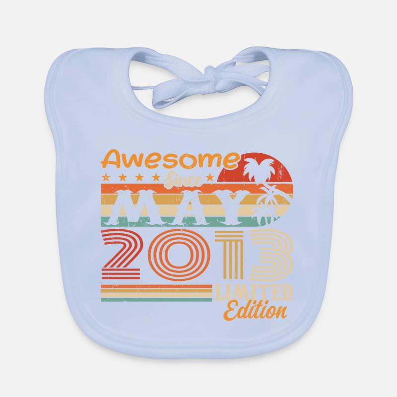 May 2013 - Vintage 2013 Anniversary - May 2013 Organic Baby Bibs