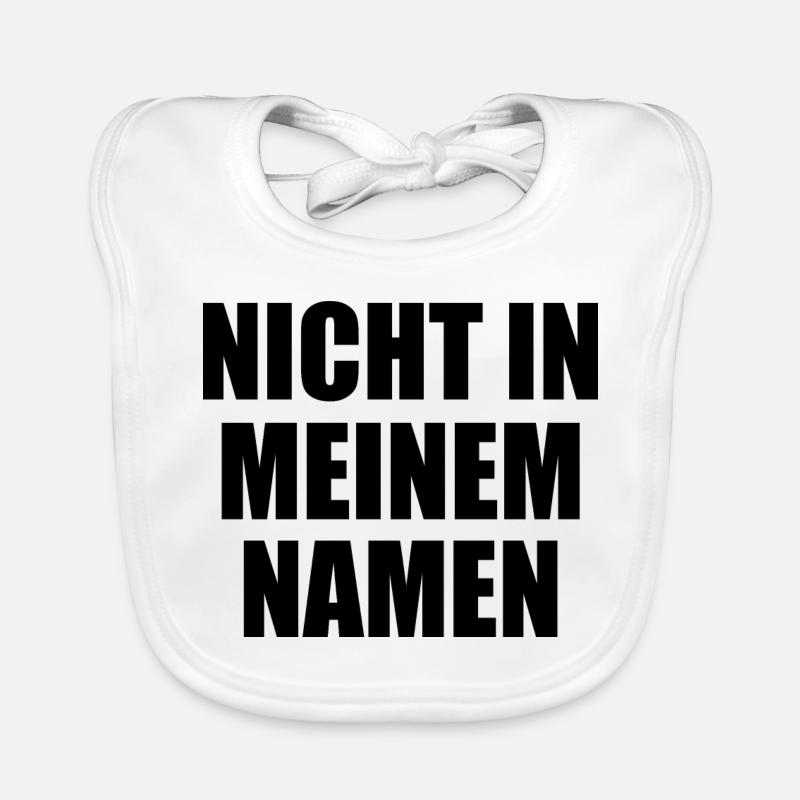 Not in my name Organic Baby Bibs