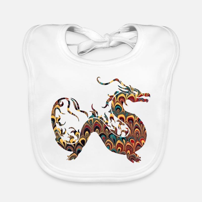 dragon e 11 Organic Baby Bibs