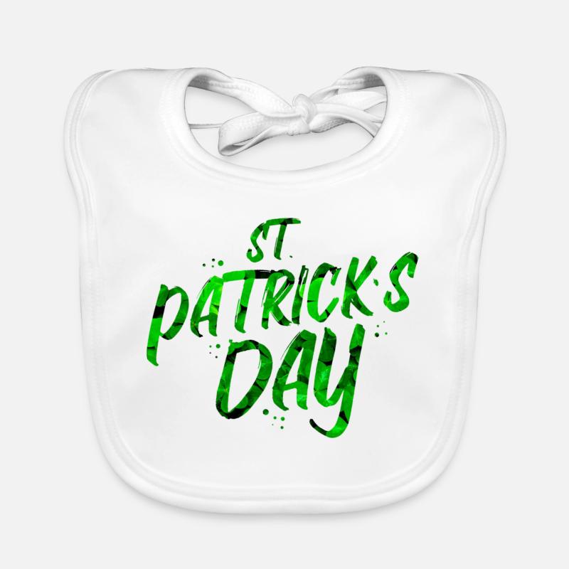 St Patricks Day Organic Baby Bibs
