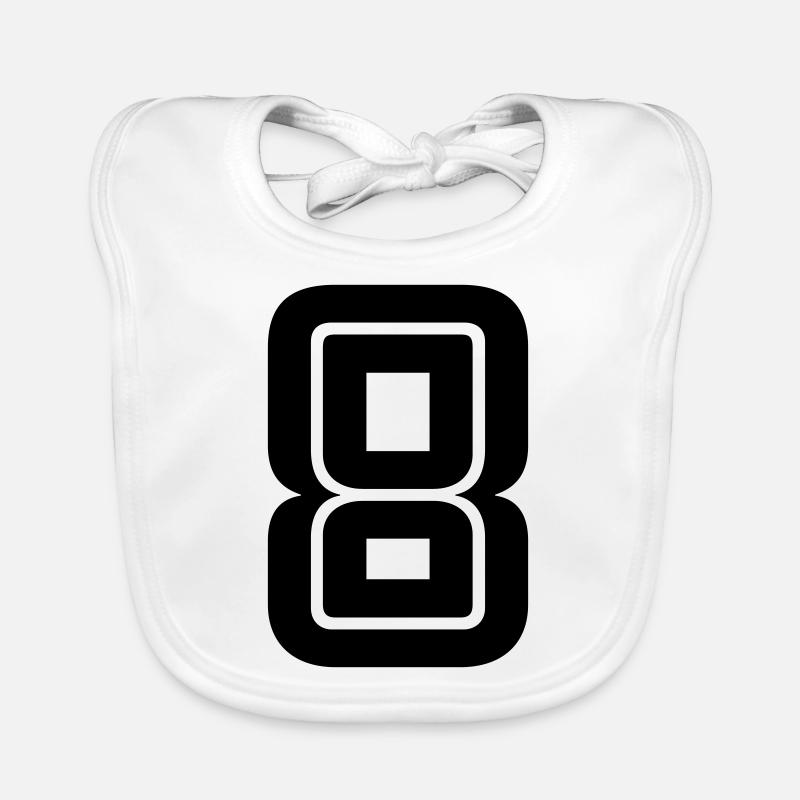 8 Organic Baby Bibs