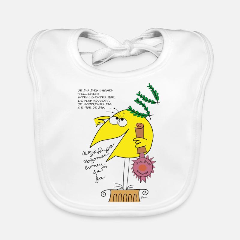 Intelligence Shadok Bavoir bio Bébé