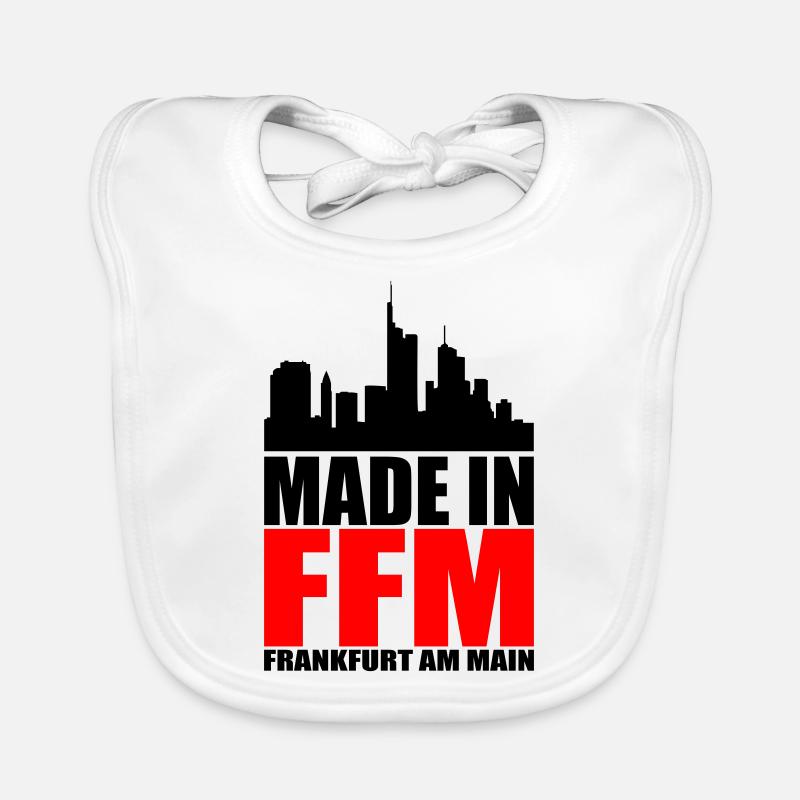 Fait à Francfort Bavoir bio Bébé