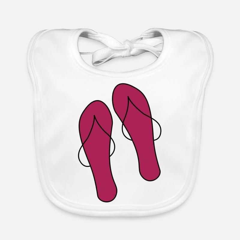 flipflops Baby Bio-Lätzchen