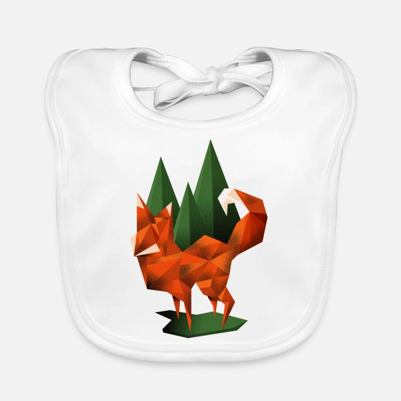 Fox in the forest Organic Baby Bibs