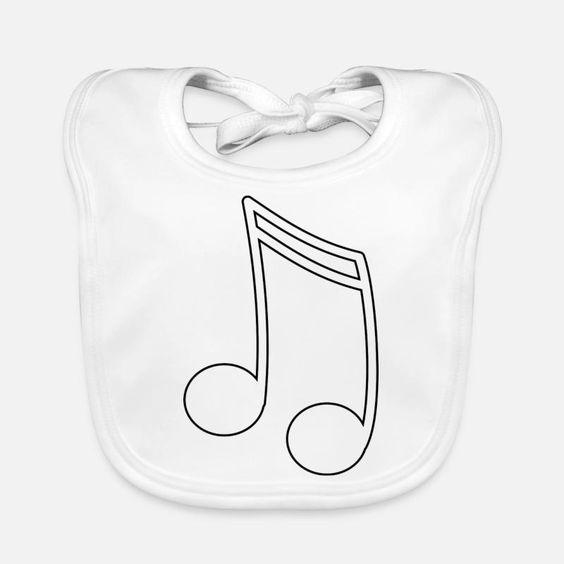 music Organic Baby Bibs