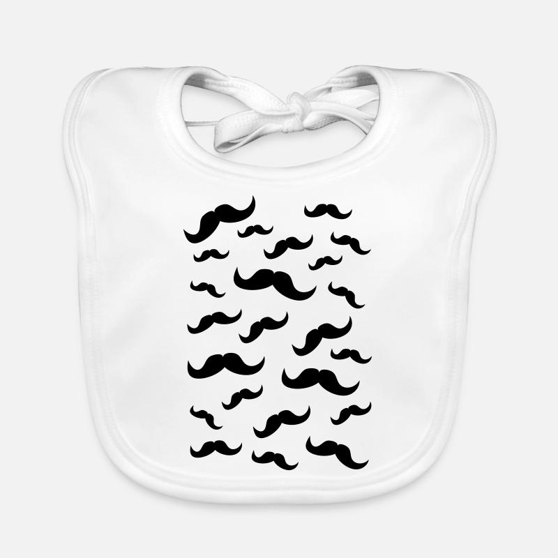 Moustache Bavoir bio Bébé