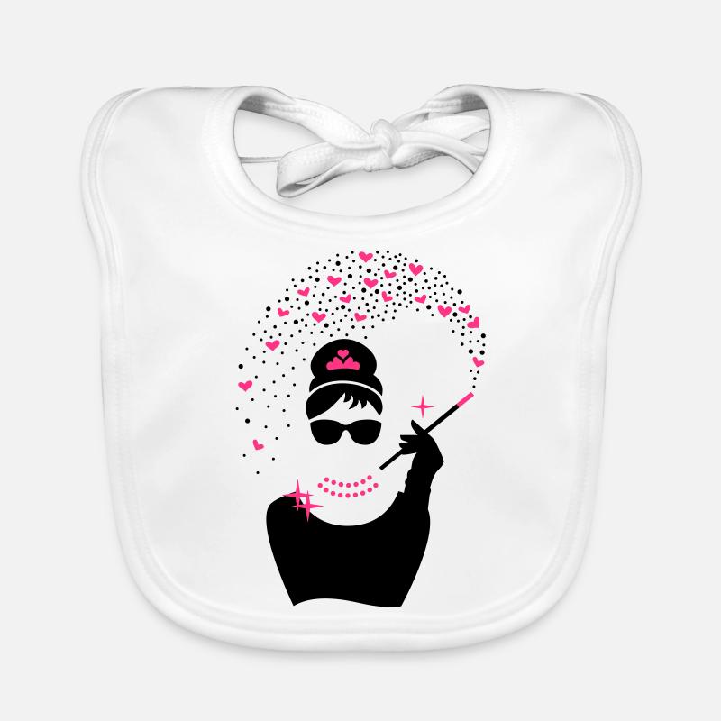 Fille de diamant - Princesse Bijoux - Bijoux Bavoir bio Bébé