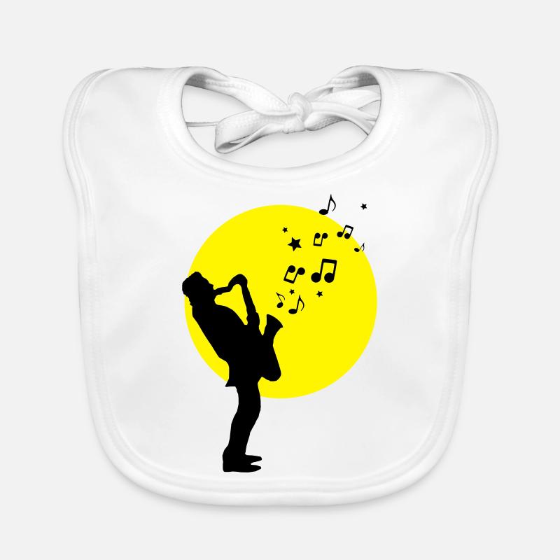 Musik - Musiker Jazz Baby Bio-Lätzchen