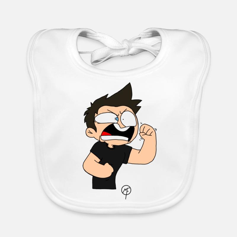 chibi marv angry Organic Baby Bibs