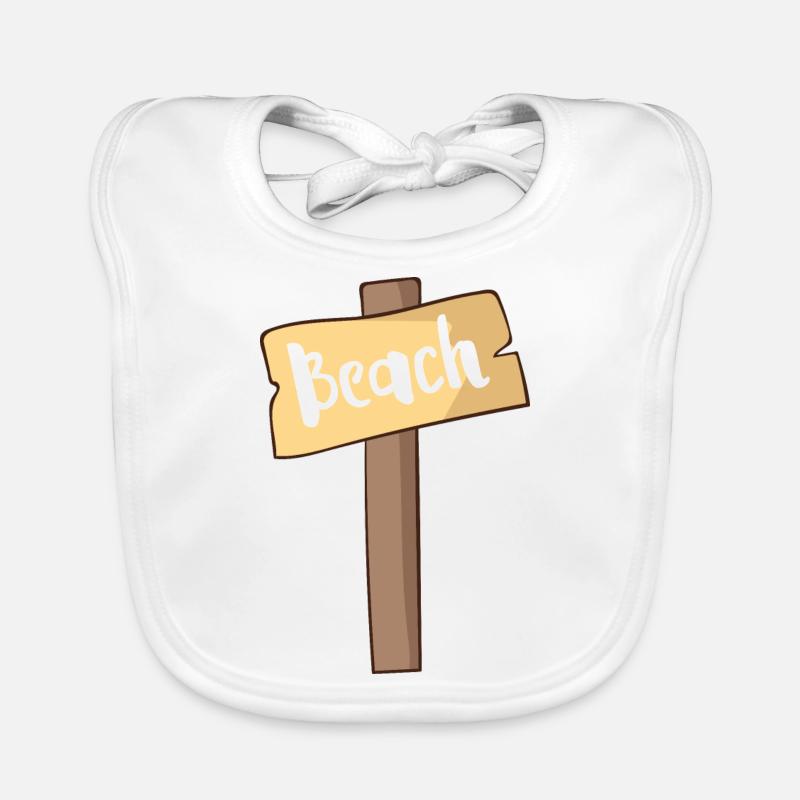 Plage Bavoir bio Bébé