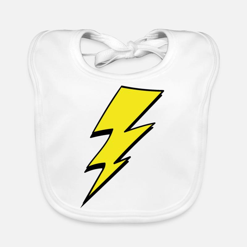 lightning Organic Baby Bibs