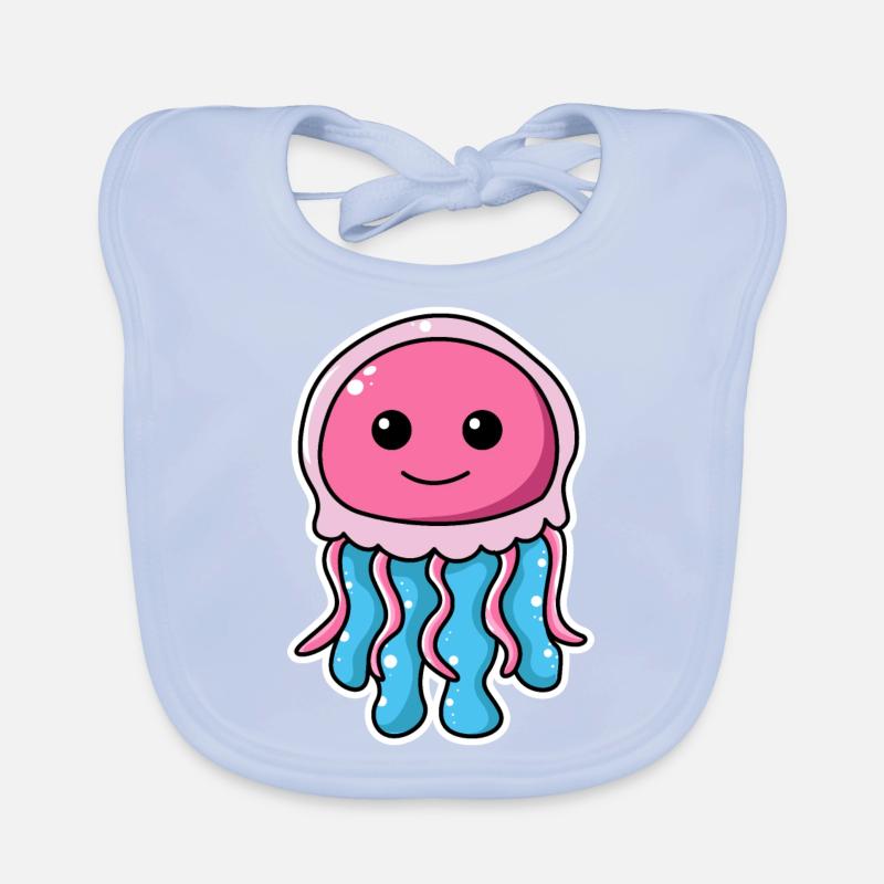 jellyfish Organic Baby Bibs