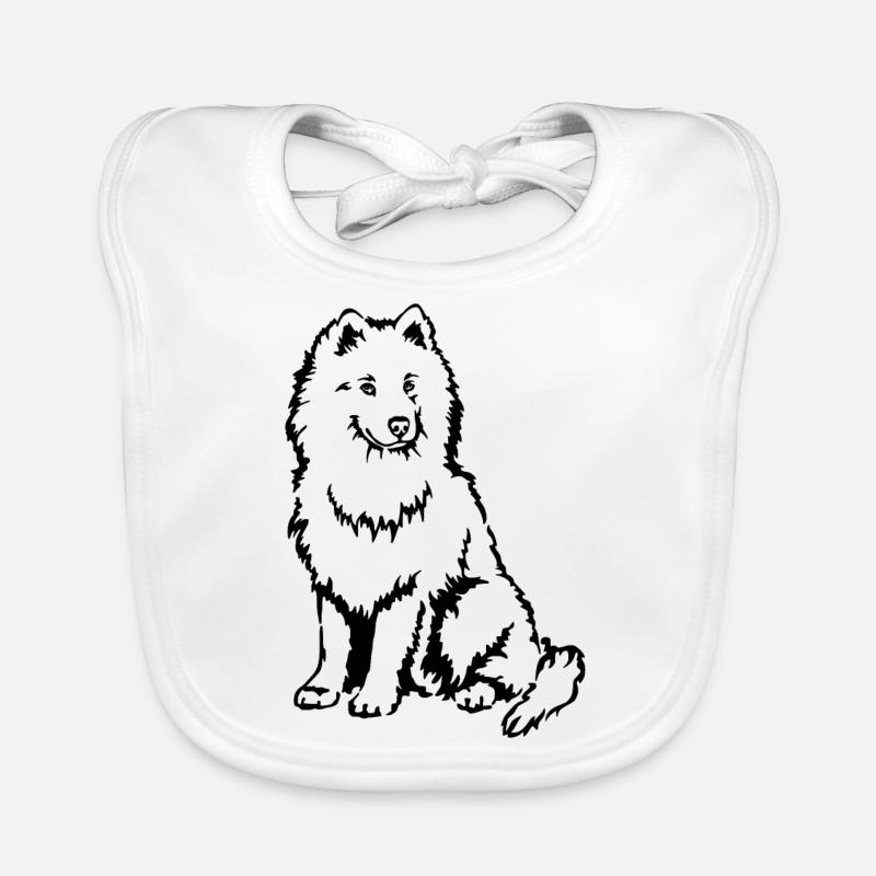 Samoyed Organic Baby Bibs