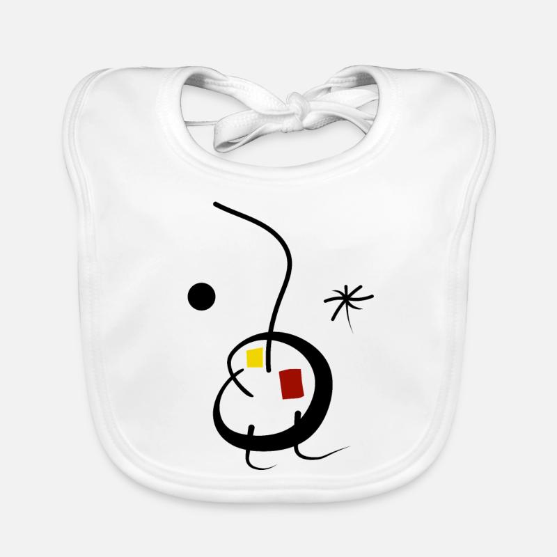 Abstract Organic Baby Bibs