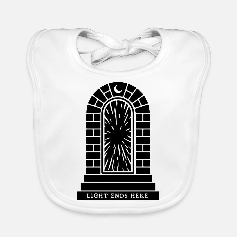 Dark Portal - Ténèbres - Bavoir bio Bébé - blanc