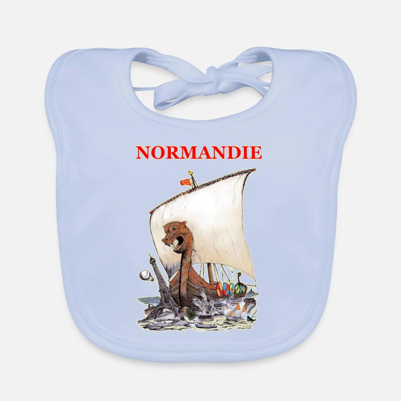 NORMANDY creation Louis RUNEMBERG © Adagp Organic Baby Bibs