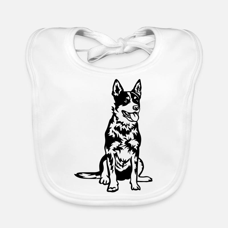 Australian Cattle Dog Organic Baby Bibs