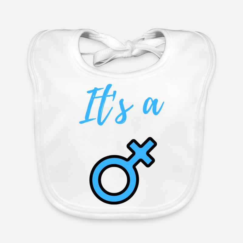 Annonce de bébé - Garçon - Grossesse Bavoir bio Bébé