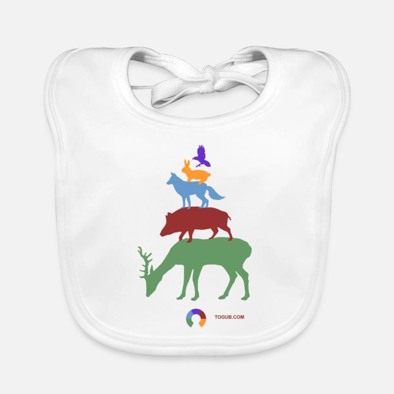 Pyramide ANIMALs Woods Baby Bio-Lätzchen