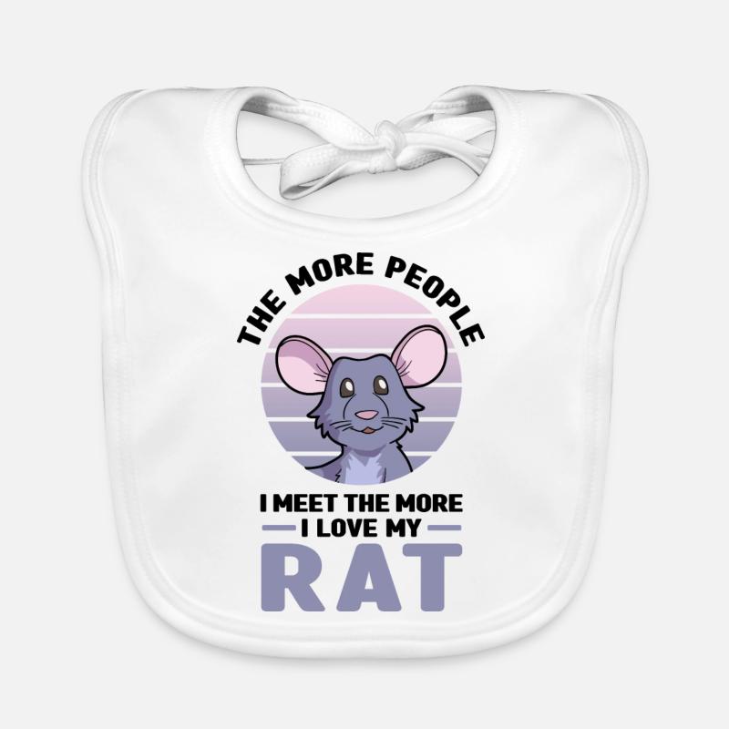 Rat comme animal de compagnie Bavoir bio Bébé
