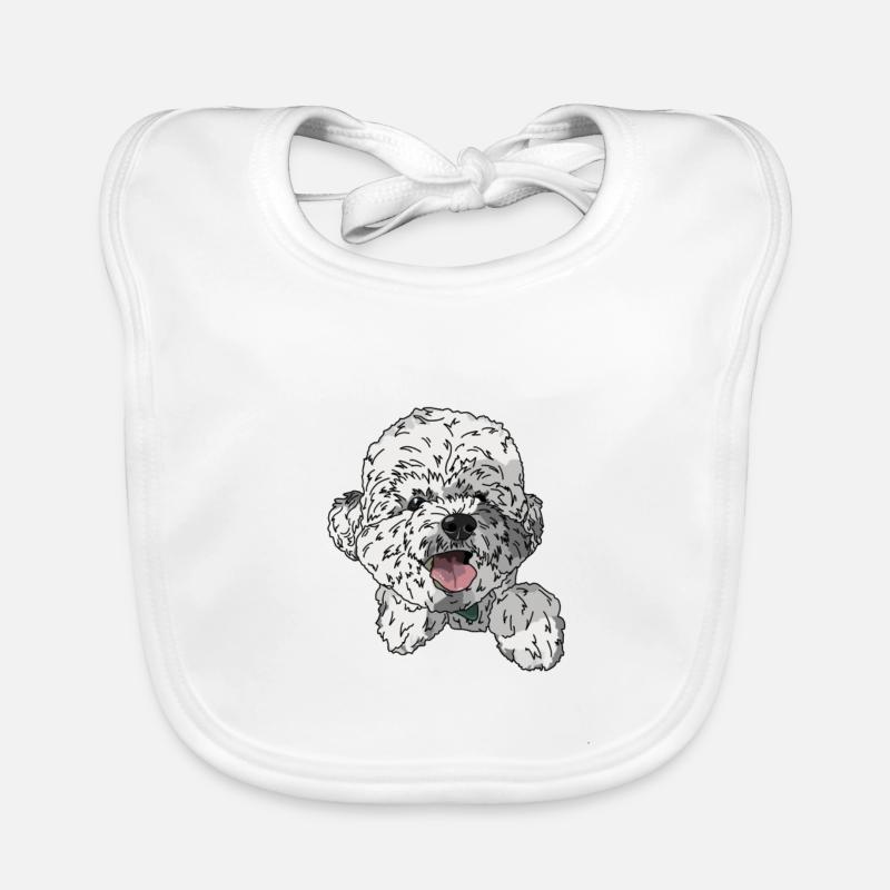 Hündchen Baby Bio-Lätzchen