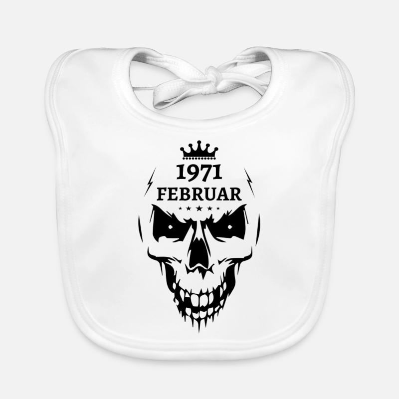 Februar 1971 Totenkopf Baby Bio-Lätzchen