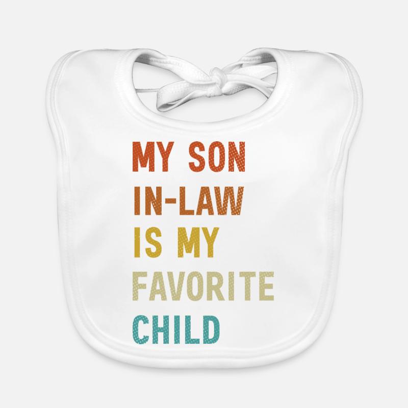 Mon gendre est ma belle-mère préférée Bavoir bio Bébé
