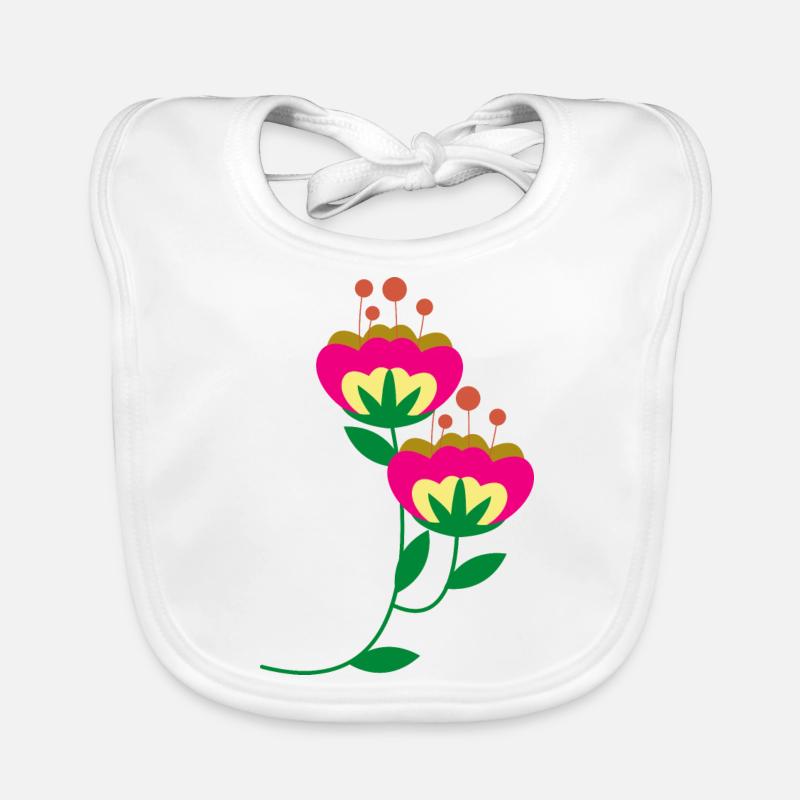 Flower Blume Pflanze Baby Bio-Lätzchen