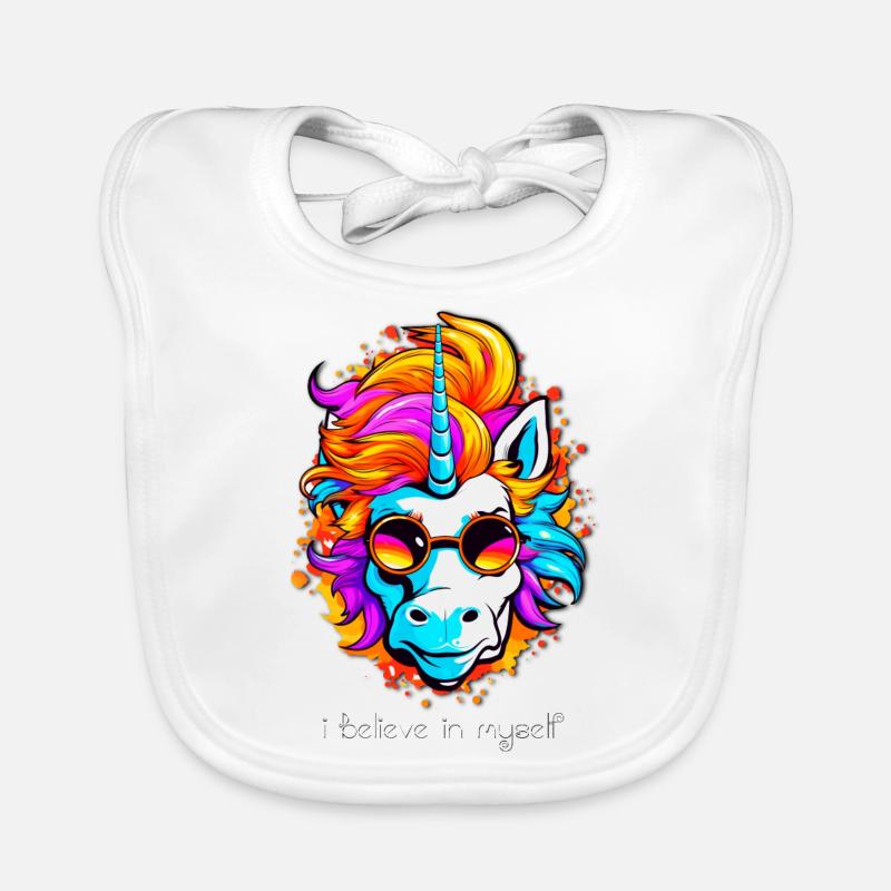 Einhorn Baby Bio-Lätzchen