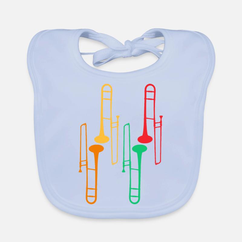 Trombone Collection - Trombone Player Bavoir bio Bébé