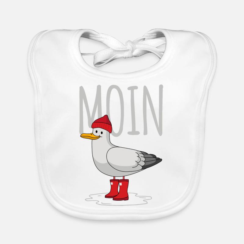 Moin Möwe Baby Bio-Lätzchen