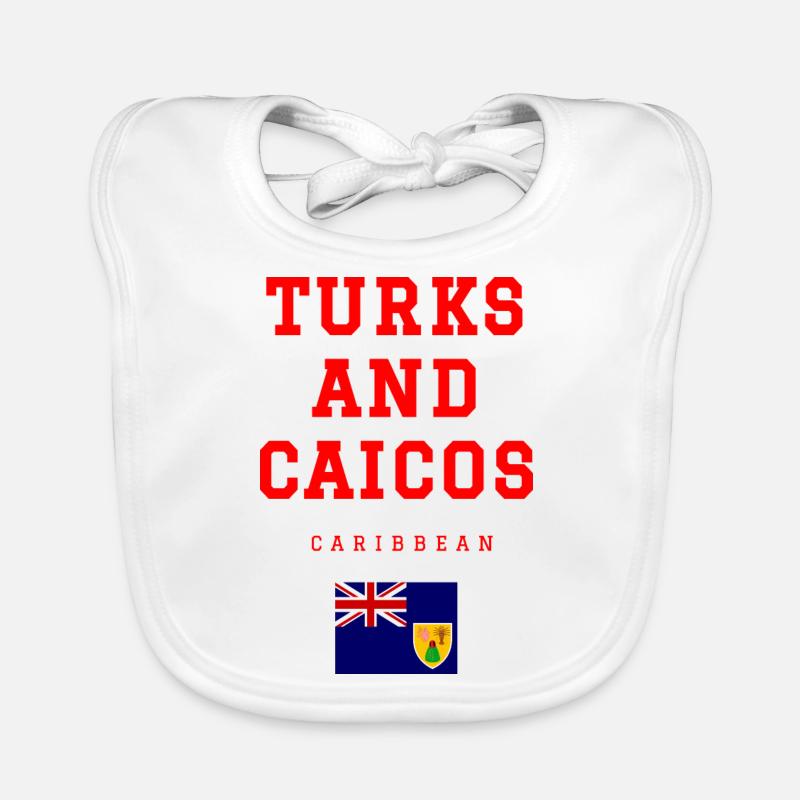 Turks and Caicos Organic Baby Bibs