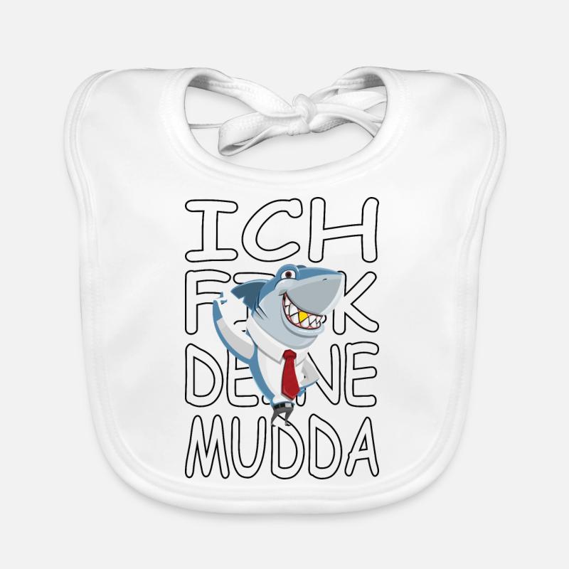 Deine Mudda-lustige-humor-satire Vers.2 Baby Bio-Lätzchen
