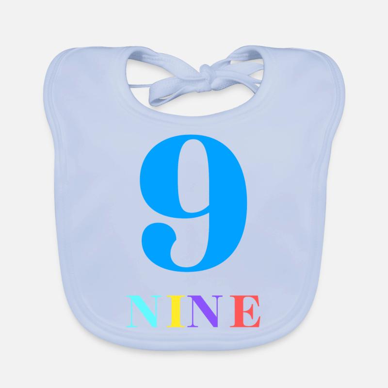 Nine-9e anniversaire Bavoir bio Bébé