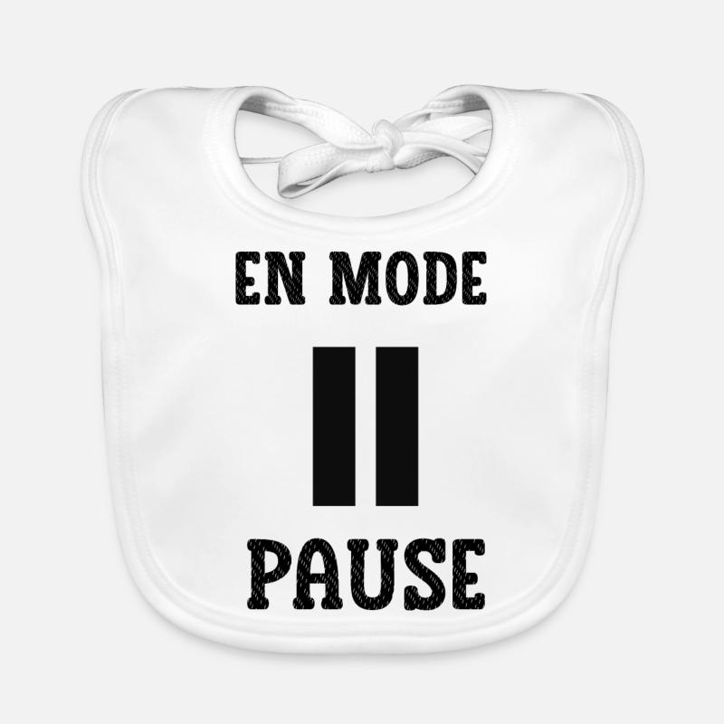 En mode pause Bavoir bio Bébé