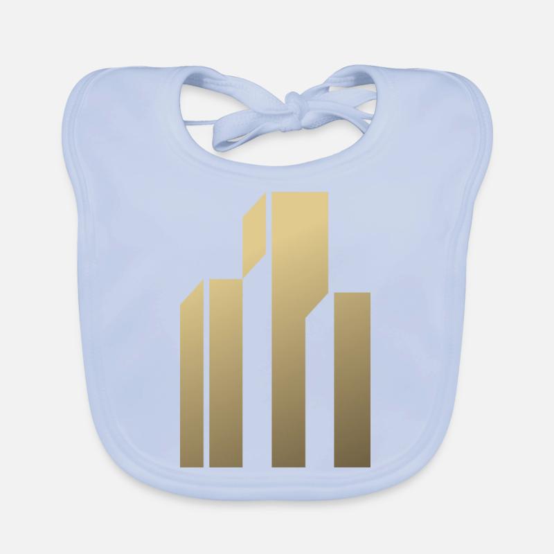 Logo de gratte-ciel Bavoir bio Bébé