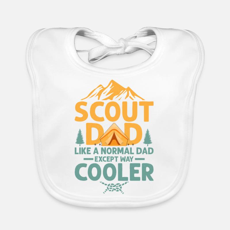 Not Just a Dad, A Scout Dad Tee Baby Bio-Lätzchen
