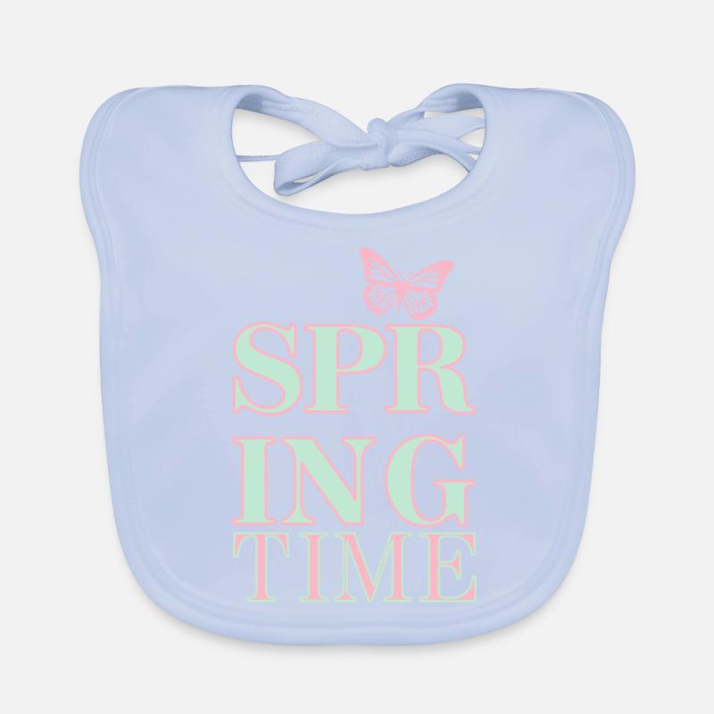 Spring Time - Spring is here! Organic Baby Bibs