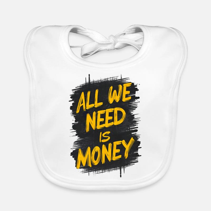 La déclaration d’argent du graffiti Bavoir bio Bébé