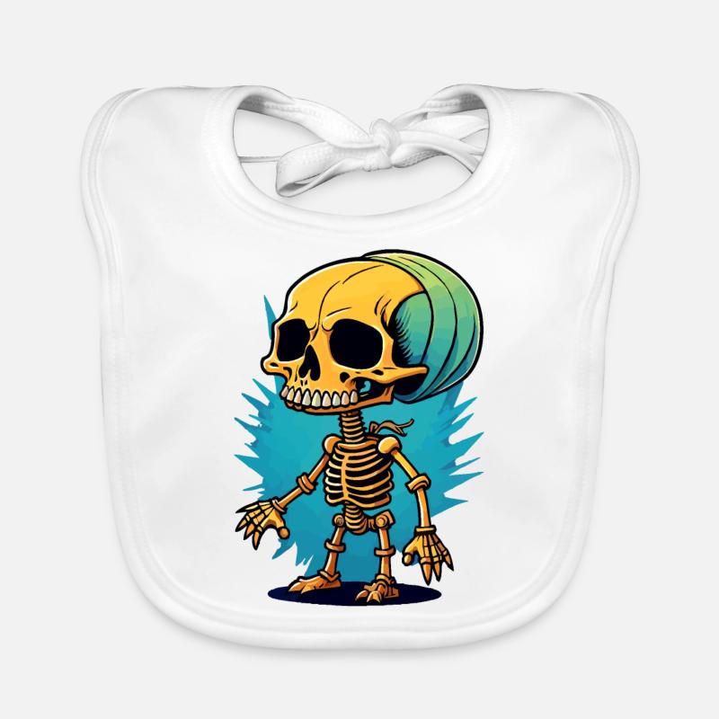 Skelett Baby Bio-Lätzchen