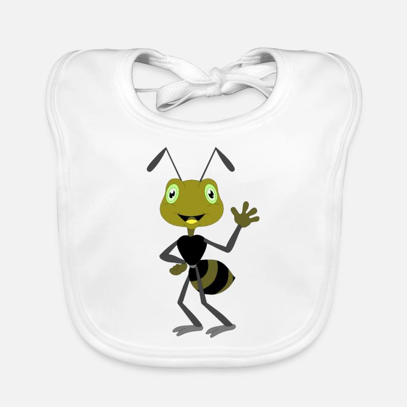 Freche Ameise Baby Bio-Lätzchen