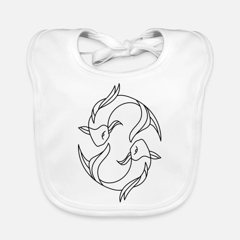 Fish - Pisces Organic Baby Bibs