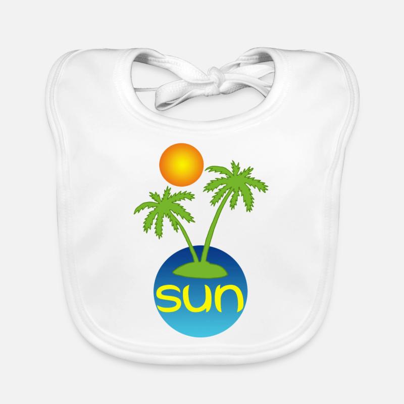 Soleil au paradis Bavoir bio Bébé